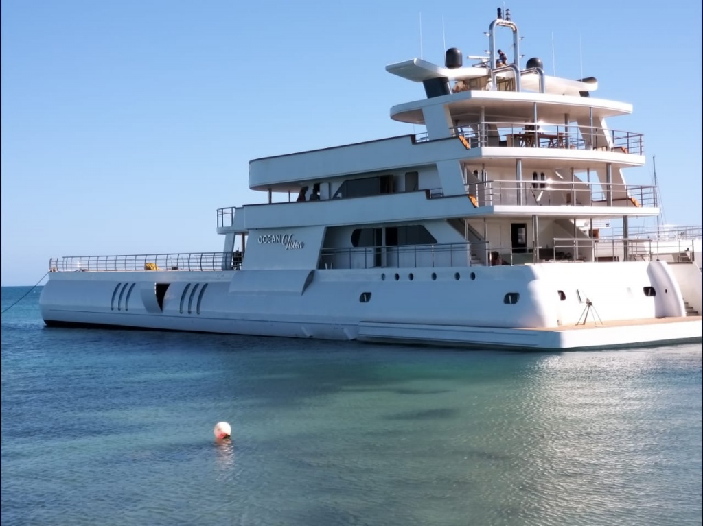 Luxury yacht Ocean Vision for private charters in Paphos